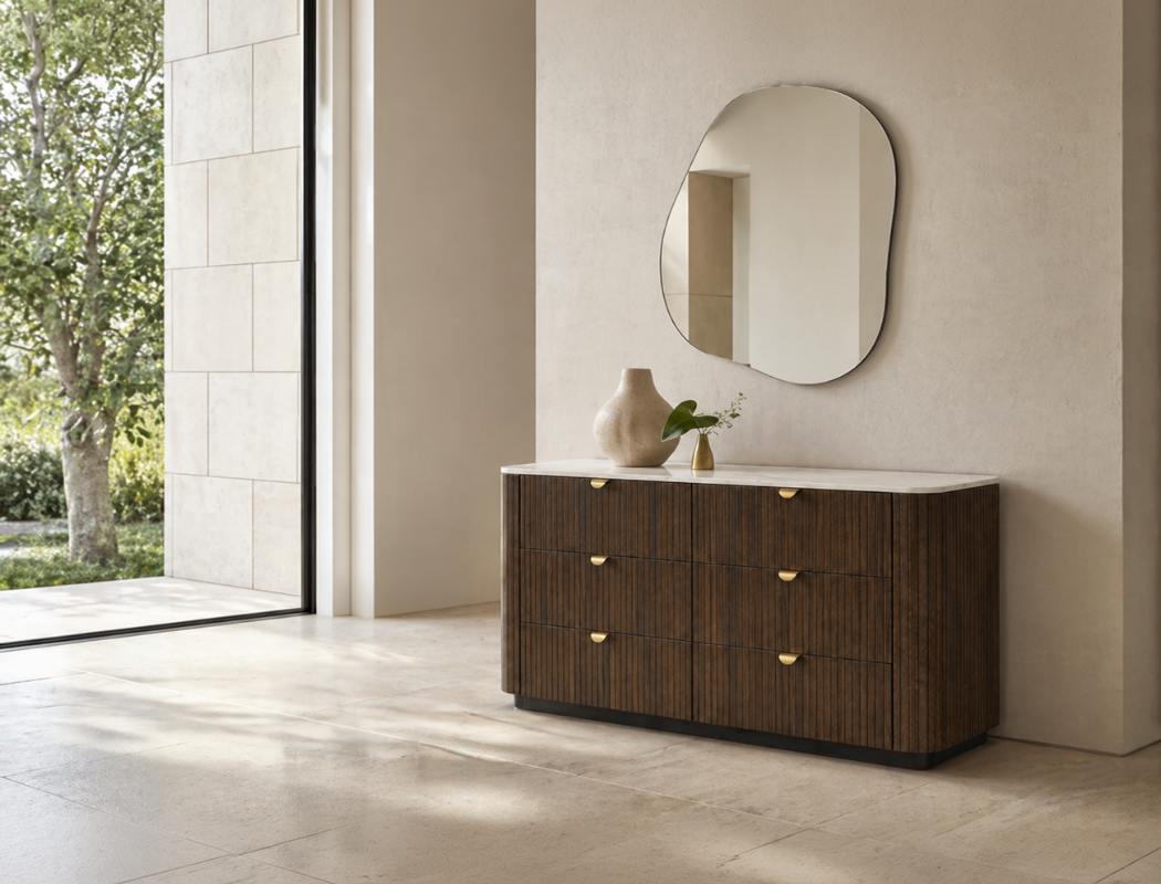 Lincoln Wood 6-Drawer Dresser