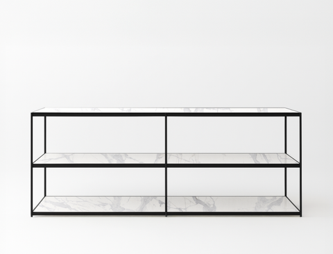Lucca Low Shelf, Sintered Stone