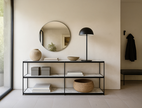 Lucca Low Shelf, Sintered Stone