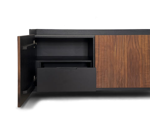Luisa Wood TV Console (210cm), American Walnut