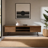 Andrea Wood TV Console (Live Edge), Walnut