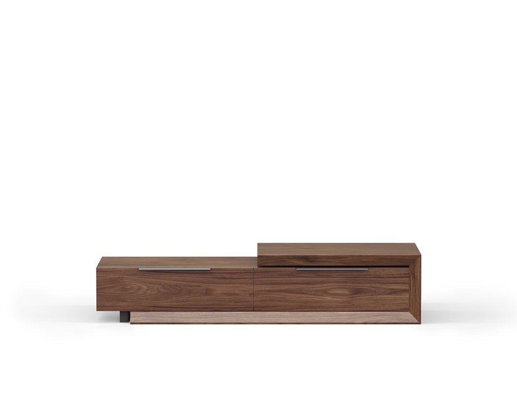 Mateo Wood TV Console (Extendable), American Walnut