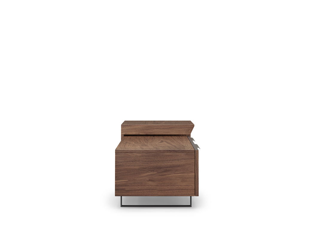 Mateo Wood TV Console (Extendable), American Walnut