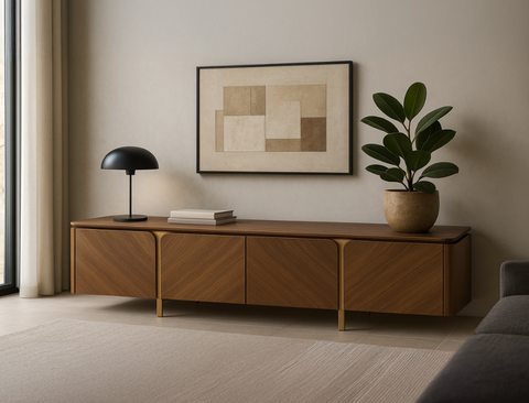 Montera Wood TV Console