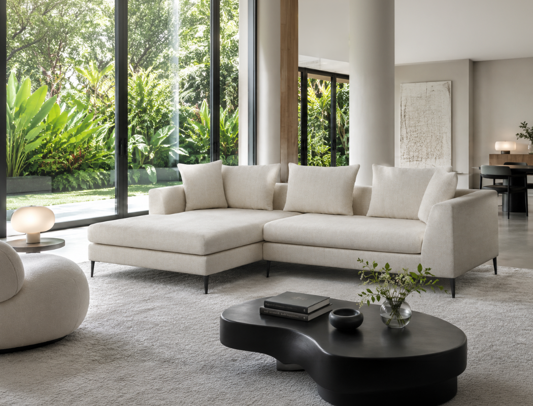Natalia Left Facing L-Shape Sofa
