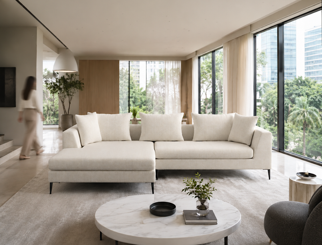 Natalia Left Facing L-Shape Sofa