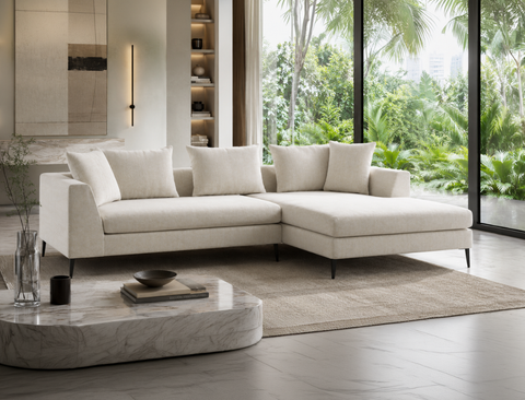 Natalia Right Facing L-Shape Sofa