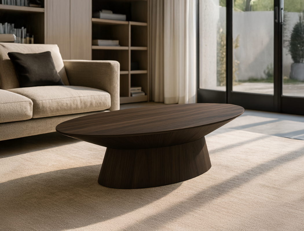 Noemi Coffee Table, Smoked Oak