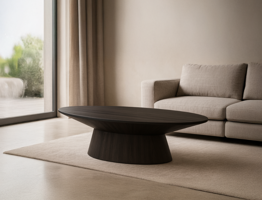 Noemi Coffee Table, Smoked Oak