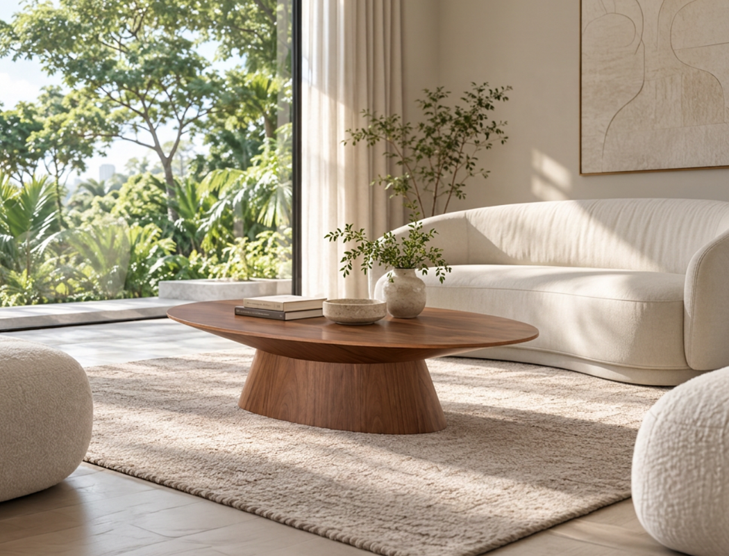 Noemi Coffee Table, American Walnut