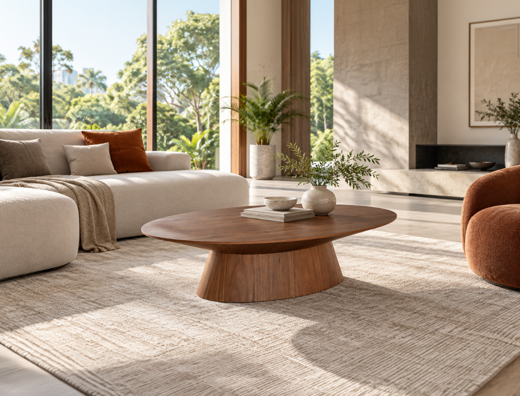 Noemi Coffee Table, American Walnut