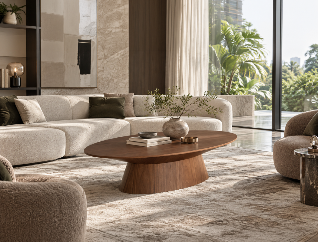 Noemi Coffee Table, American Walnut