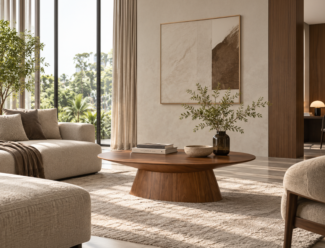 Noemi Coffee Table, American Walnut
