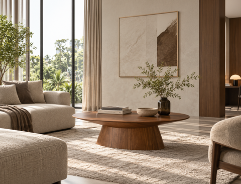 Noemi Coffee Table, American Walnut