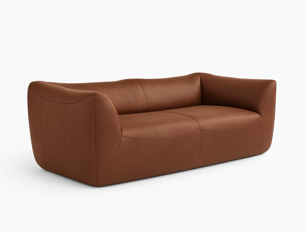 Nuvola 3 Seater Leather Sofa