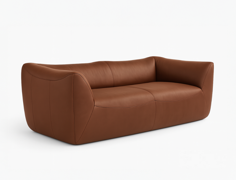 Nuvola 3 Seater Leather Sofa