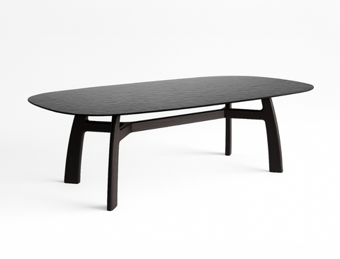 Ondula Glass Dining Table (210cm)