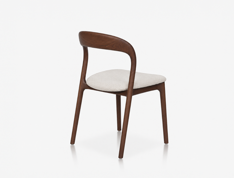 Otto Fabric Dining Chair, Ivory Cloud
