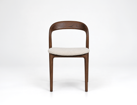 Otto Fabric Dining Chair, Ivory Cloud