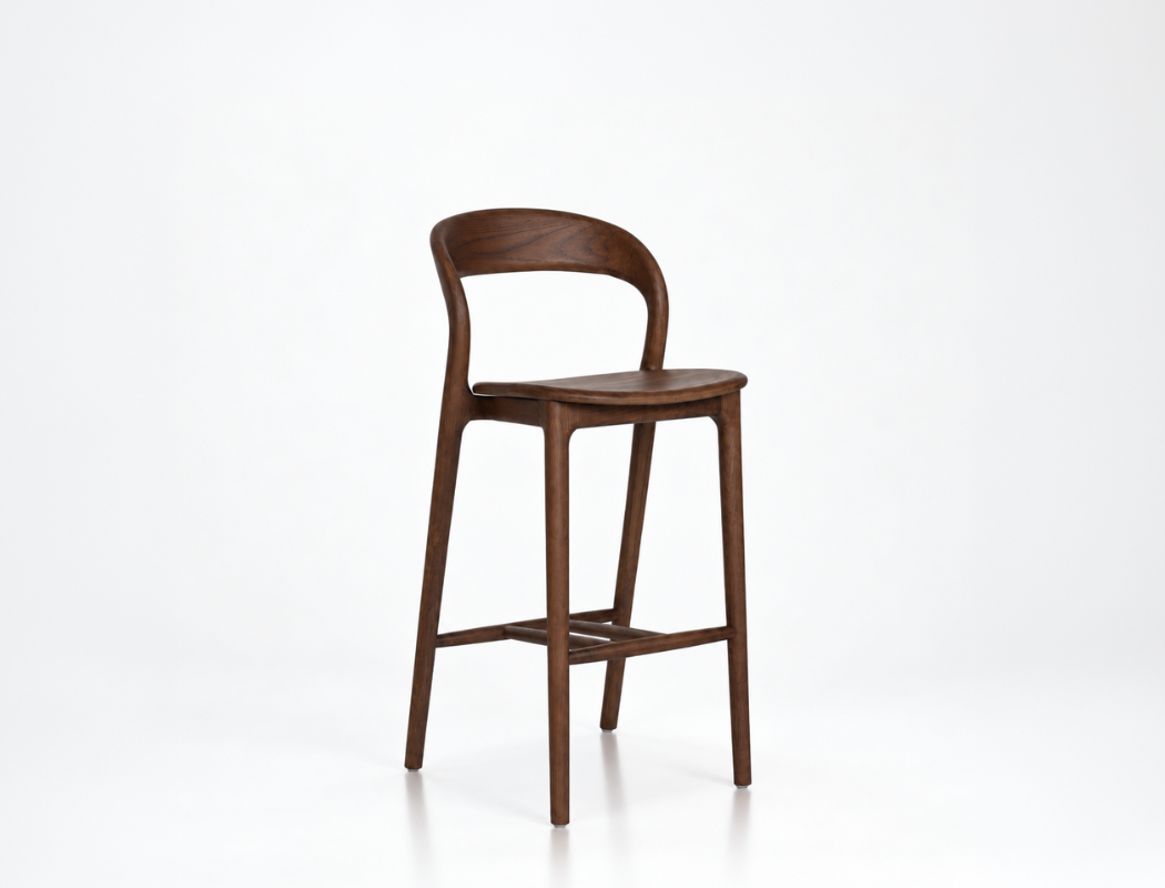Otto Solid Wood Counter Stool
