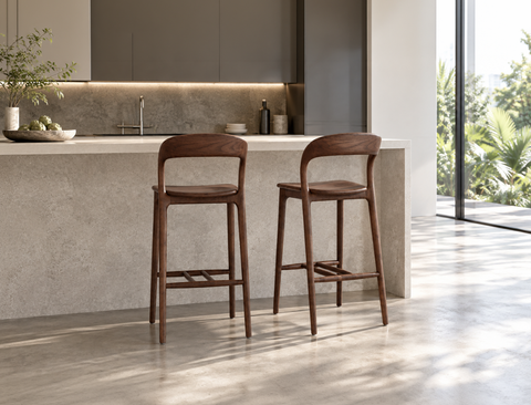 Otto Solid Wood Counter Stool
