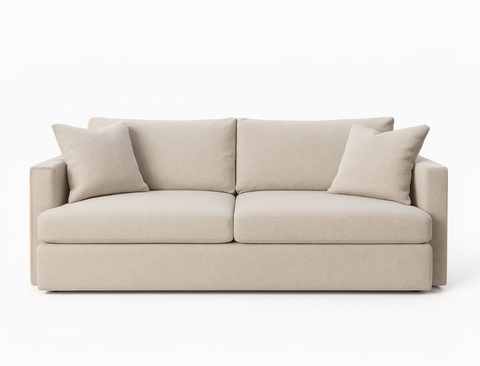 Owen 3 Seater Fabric Sofa Fabric CAT A1 Winter Wheat Delivery in 6-8 Weeks