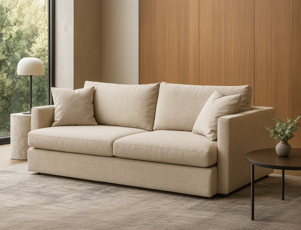 Owen 3 Seater Fabric Sofa