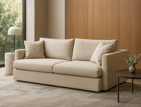 Owen 3 Seater Fabric Sofa