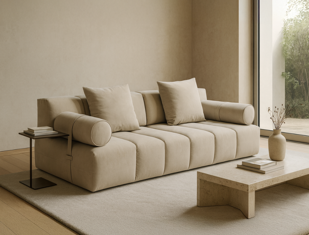 Paloma 3 Seater Leather Sofa