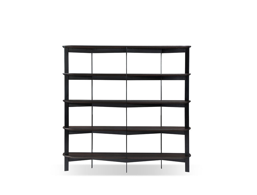Rino Wood Shelf, Smoked Oak