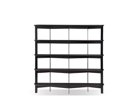 Rino Wood Shelf, Smoked Oak