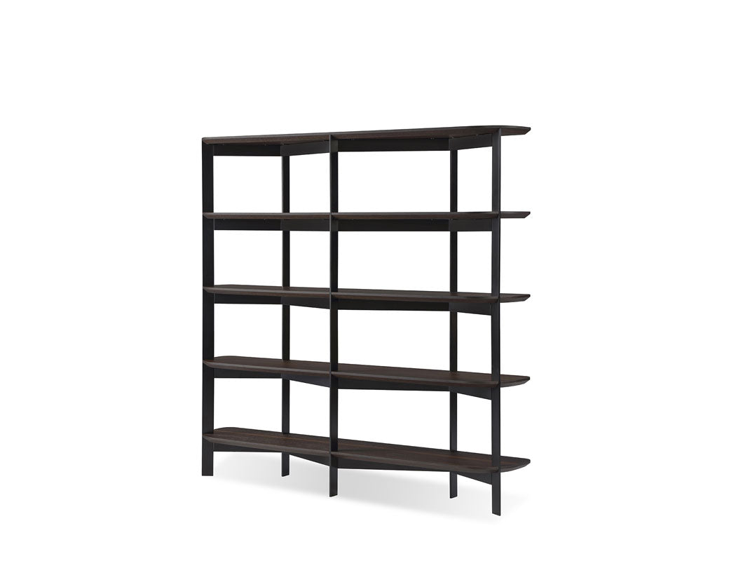 Rino Wood Shelf, Smoked Oak