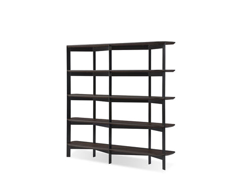 Rino Wood Shelf, Smoked Oak