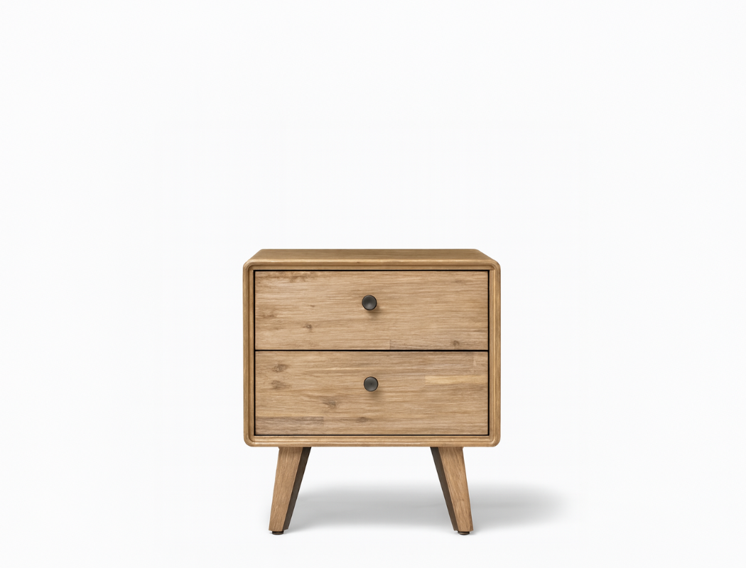 Roxanne Solid Wood Bedside Table