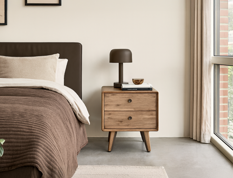 Roxanne Solid Wood Bedside Table