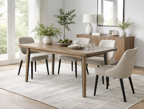 Roxanne Solid Wood Dining Table (160cm)