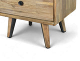 Roxanne Solid Wood Bedside Table, Set of 2
