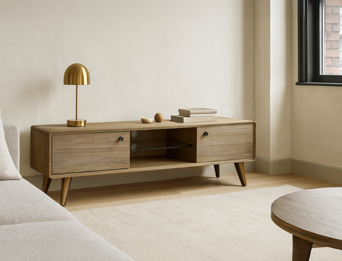 Roxanne Wood TV Console (165cm)