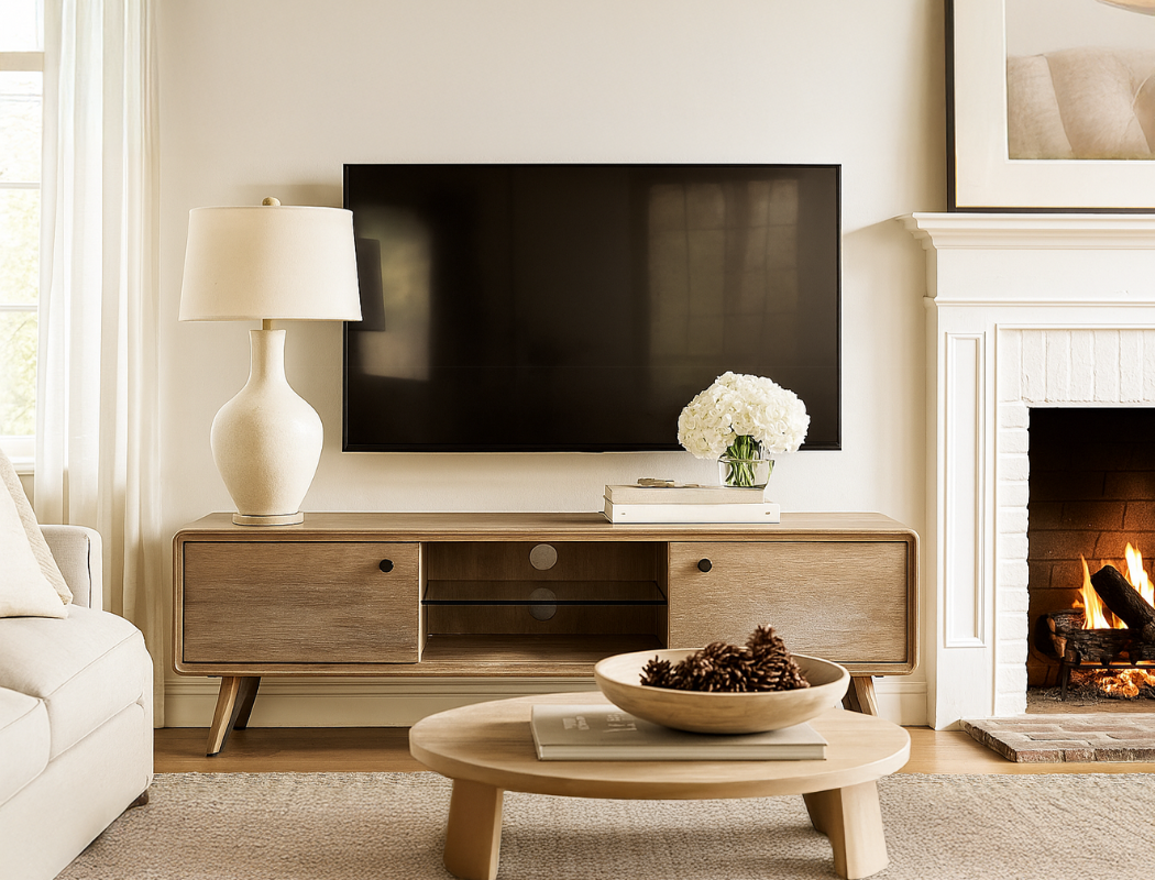 Roxanne Wood TV Console (165cm)