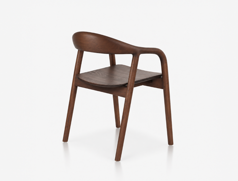 Ryo Solid Wood Dining Arm Chair