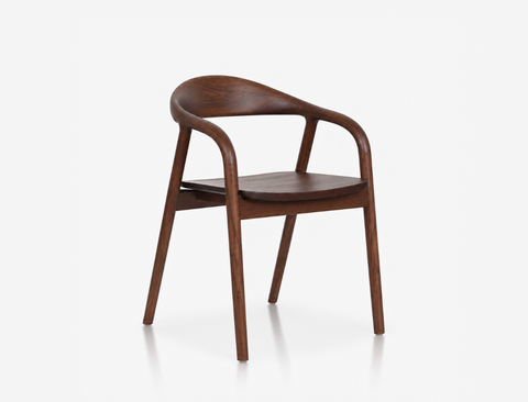 Ryo Solid Wood Dining Arm Chair