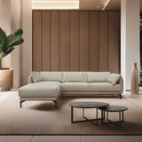 Sandro L-Shape Leather Sofa (Premium)