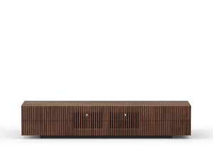 Santino Wood TV Console, American Walnut