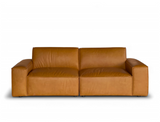 Scott 3 Seater Leather Sofa, Tan