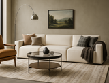 Scott 4 Seater Sofa, White Castle