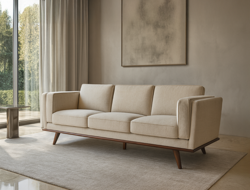 Sidney 3 Seater Fabric Sofa