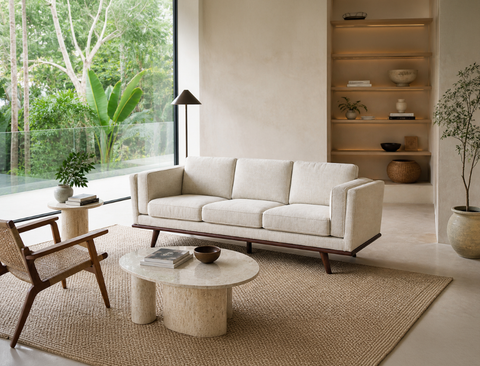 Sidney 3 Seater Fabric Sofa