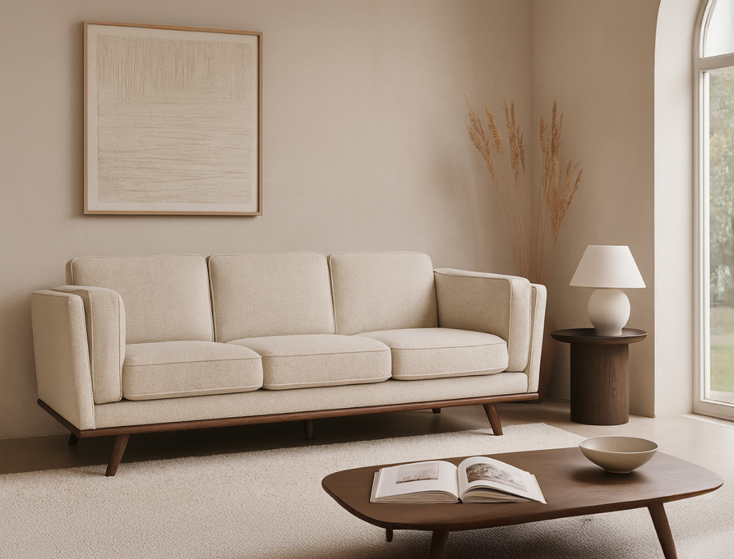 Sidney 3 Seater Fabric Sofa