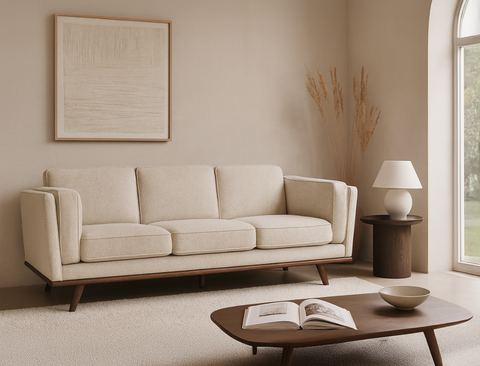 Sidney 3 Seater Fabric Sofa