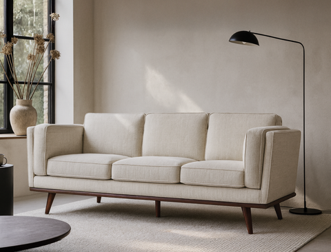 Sidney 3 Seater Fabric Sofa